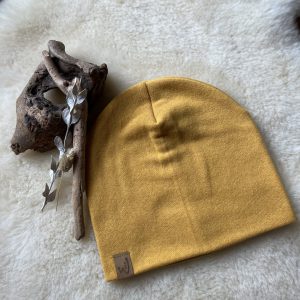 Kuschel Beanie I sonnengelb